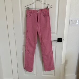 BDG Straight Leg Pink Women's Pants